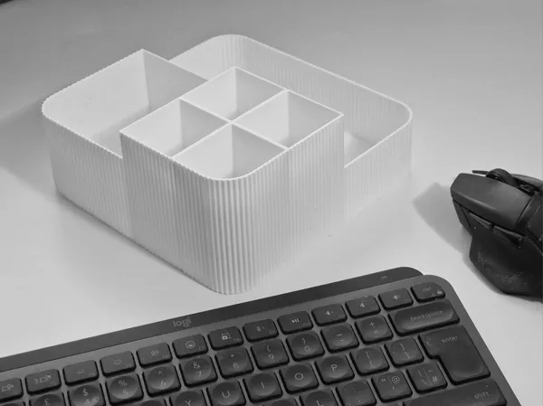 Organiseur de bureau texturé (impression rapide 3h)