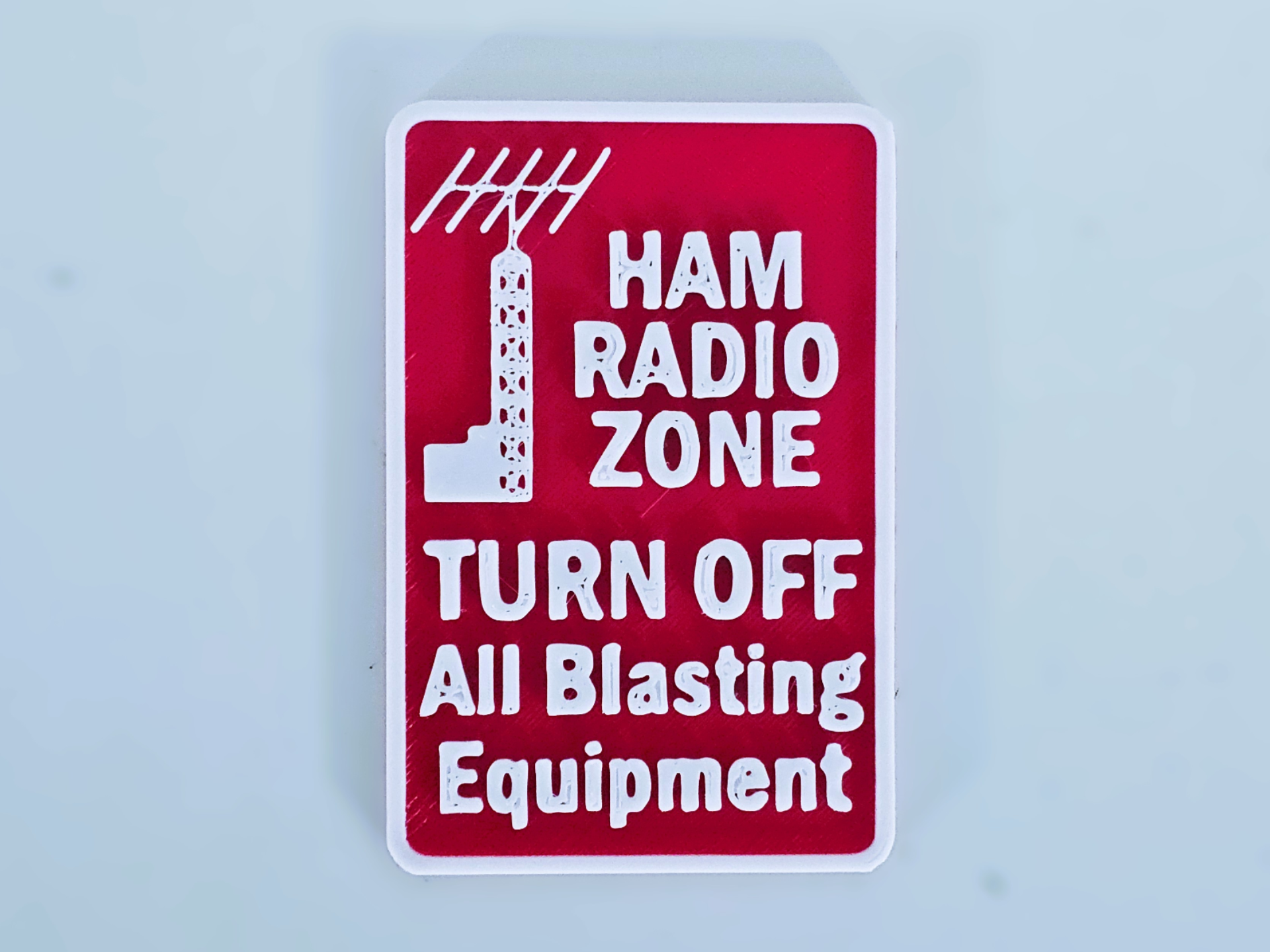 HAM Radio zone sign
