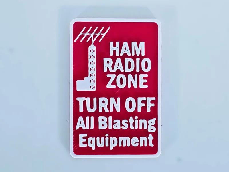 HAM Radio zone sign