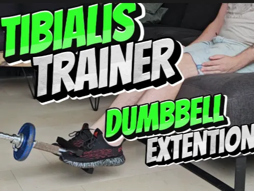 Tibialis trainer dumbbell extention