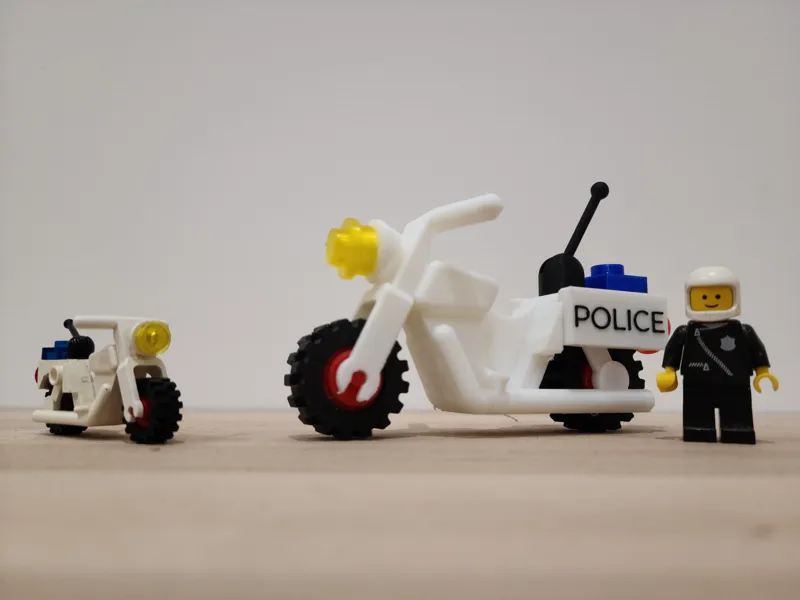 Légo System - Police's Moto 80s - Multiparts