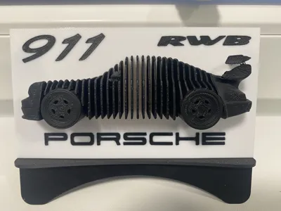 Porsche 911 RWB Layered Model - Free 3D Print Model - MakerWorld
