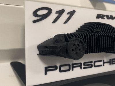 Porsche 911 RWB Layered Model - Free 3D Print Model - MakerWorld