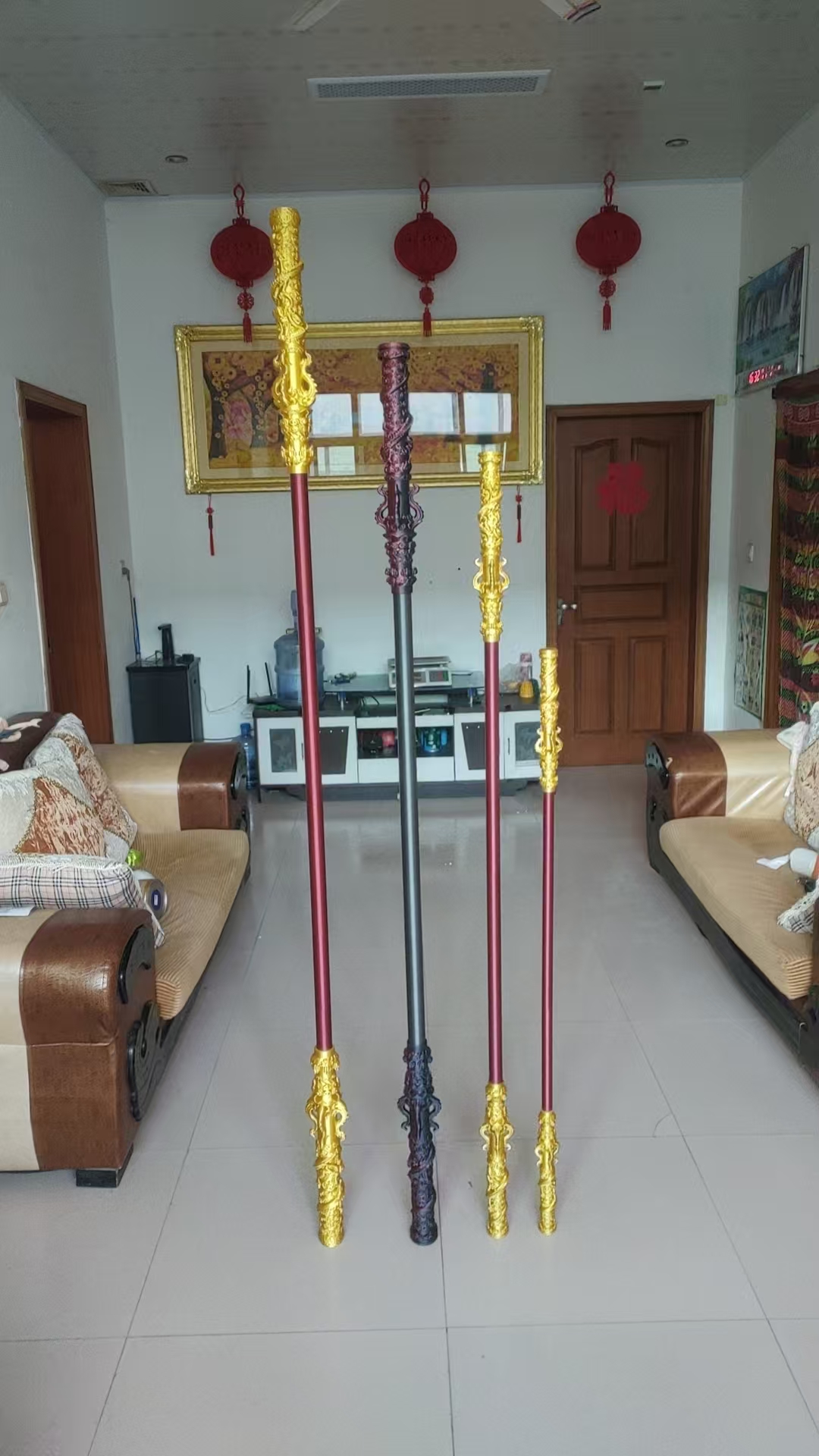 Miniatura 4 do modelo 3D 金箍棒PVC20版（PETG，PLA Basic，PLA Silk）不同材料不同配置