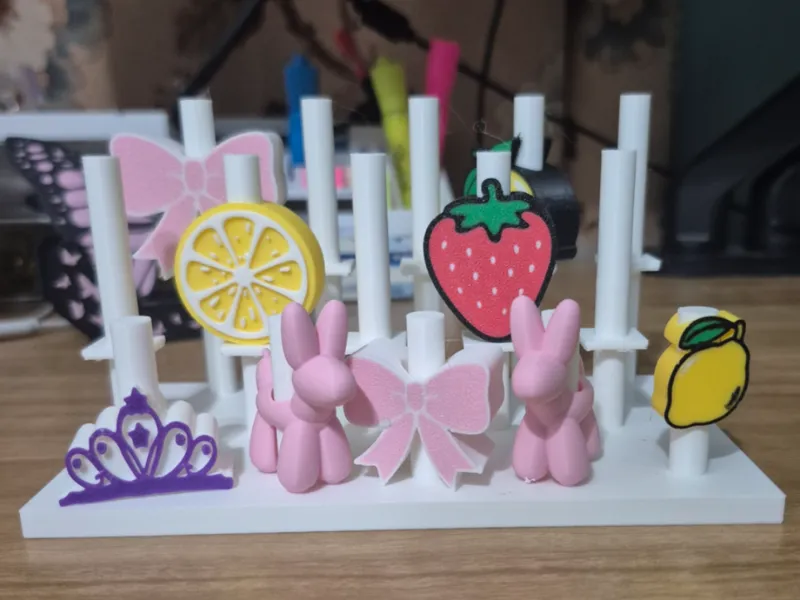 Straw topper display for 8mm 