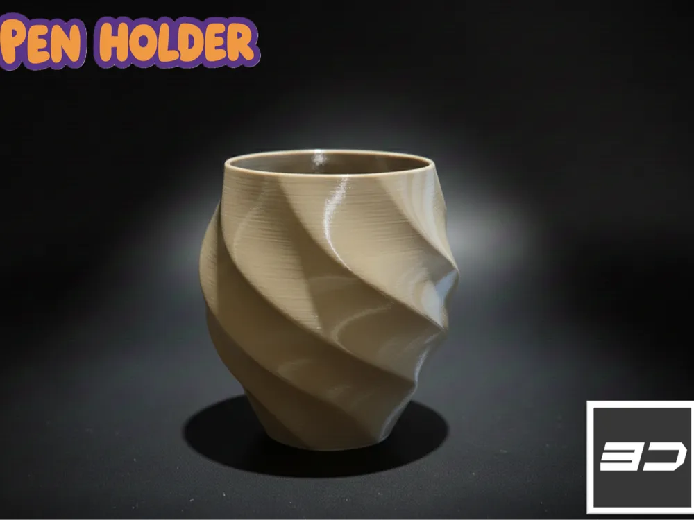 Pen holder - Free 3D Print Model - MakerWorld