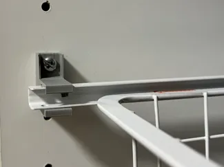 Ikea wardrobe rail holder