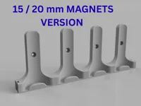 Wandhalter  4 (15 / 20 mm Magnete)