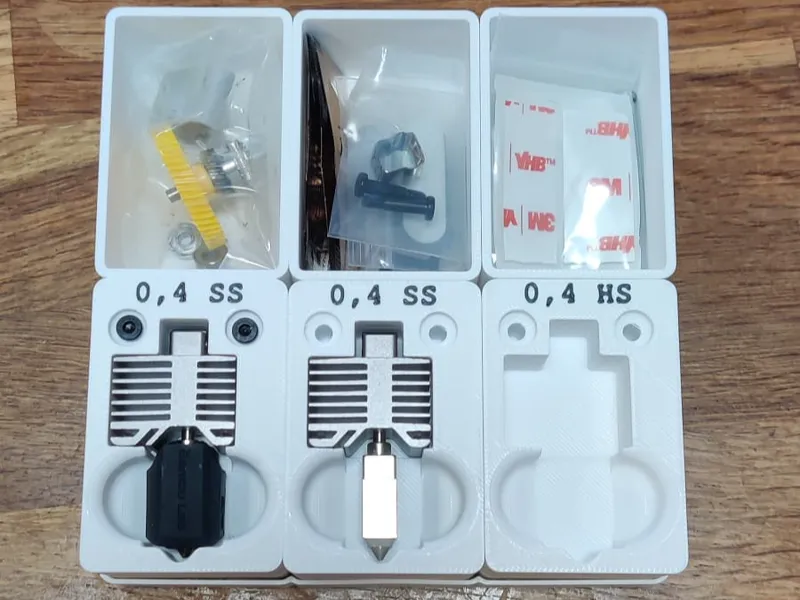 GridBox Organizer for Bambulab P1S P1P Nozzle