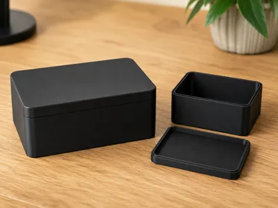 SlickBox – Minimalist Lidded Storage Box