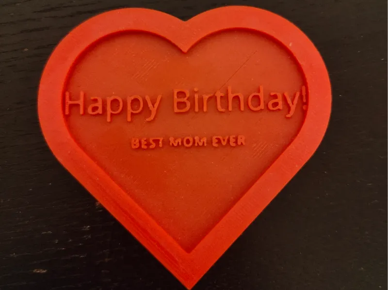 Birthday Mom Heart