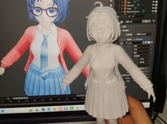 miside-米拉3D手办模型摆件mila