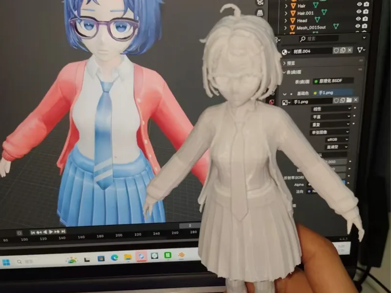 miside-米拉3D手办模型摆件mila