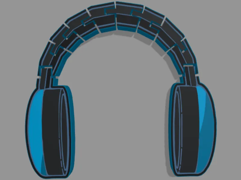 Flexi Toy Headphone