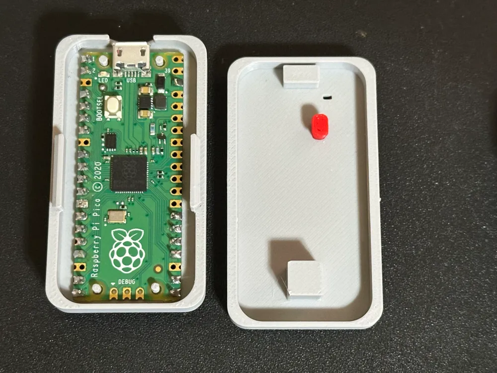 Raspberry Pi Button Box Raspberry Pi Pico Case and Holder with Boot Button Remixed by DJMOJO ...