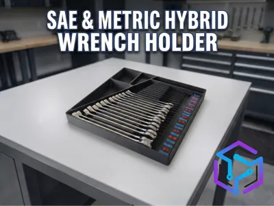SAE & METRIC Hybrid Wrench Holder