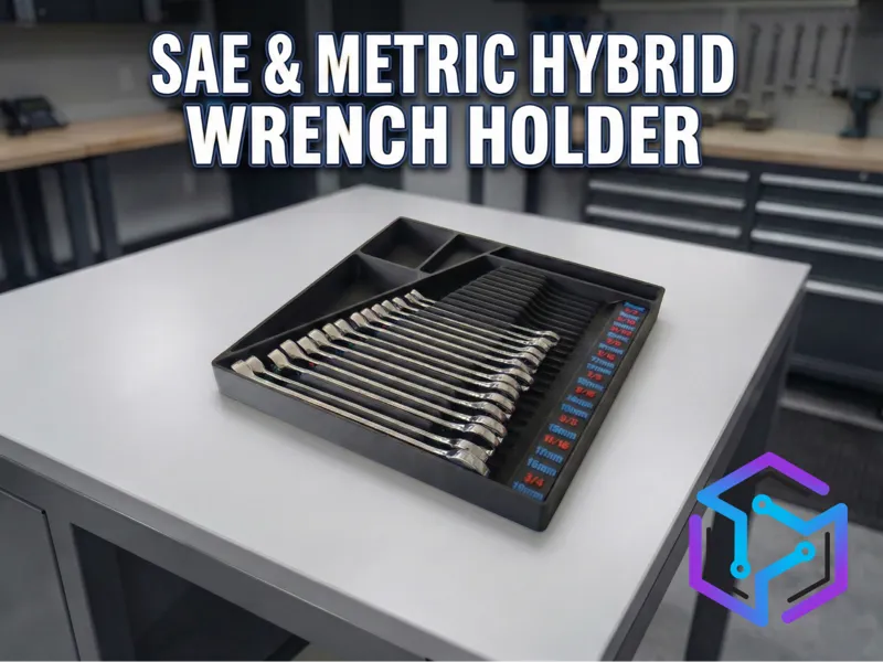 SAE & METRIC Hybrid Wrench Holder