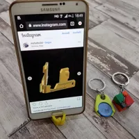 Porte-clés support téléphone pliable — photo 1