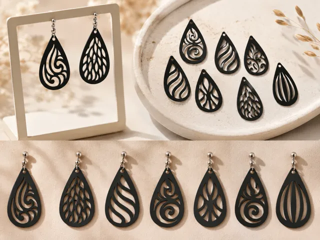 Drop earrings