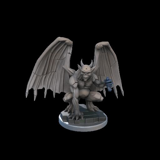 Dungeons & Dragons Frameworks Gargoyle 3D Model 