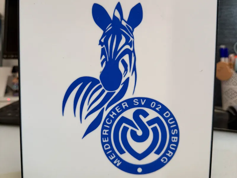 MSV Duisburg Lichtbox Lightbox