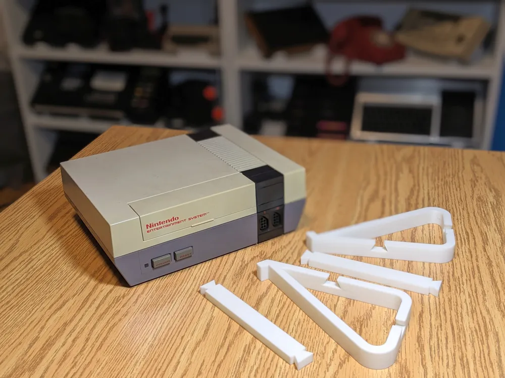 Nintendo Entertainment System (NES) Display Stand - Free 3D Print Model ...