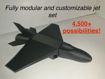 Customizable and Modular Jet/Plane (no hardware)