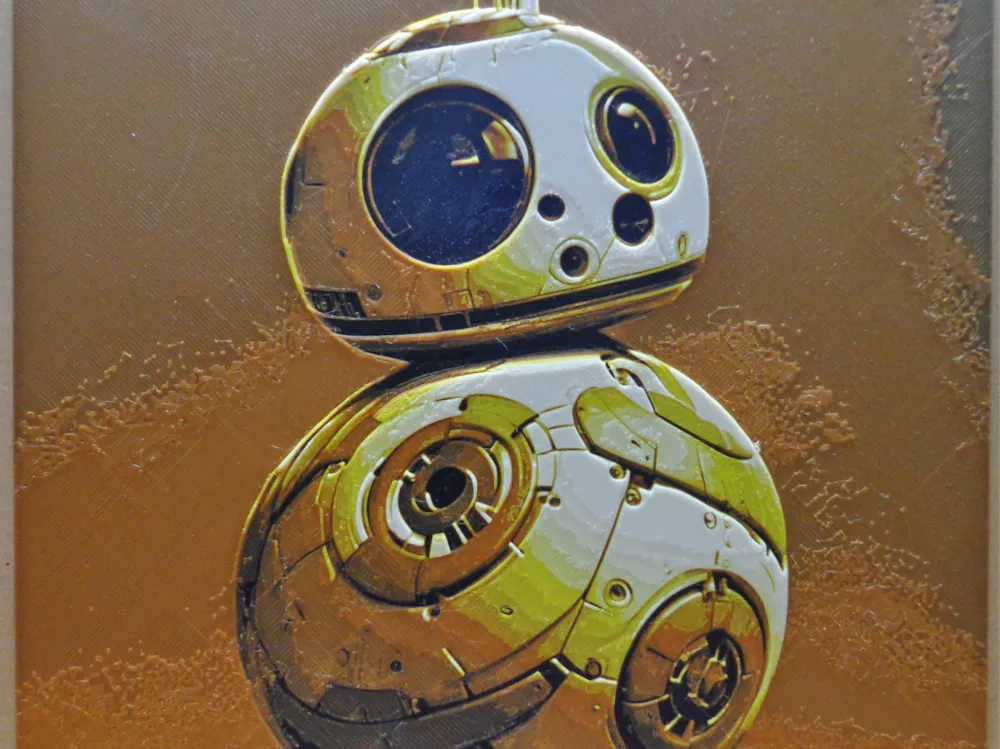 Hueforge Star Wars BB8 Fan Art - Free 3D Print Model - MakerWorld