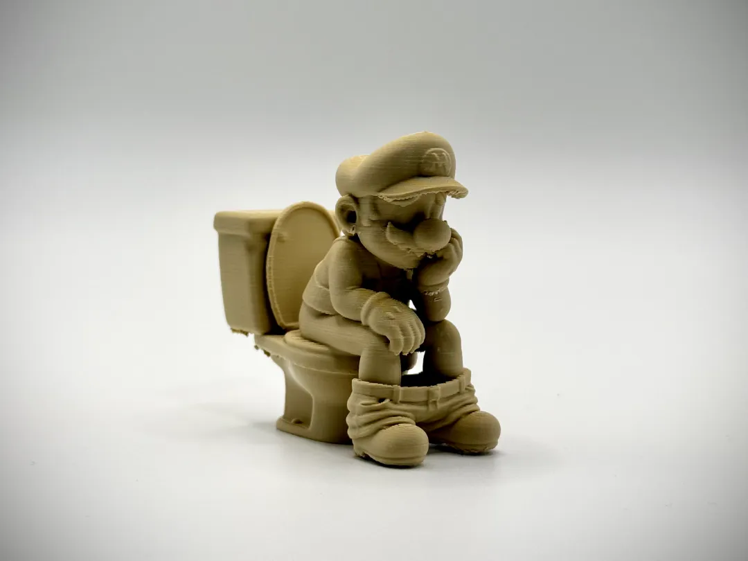 Mario sitting on a toilet - Everybody Poops Series - Free 3D Print ...