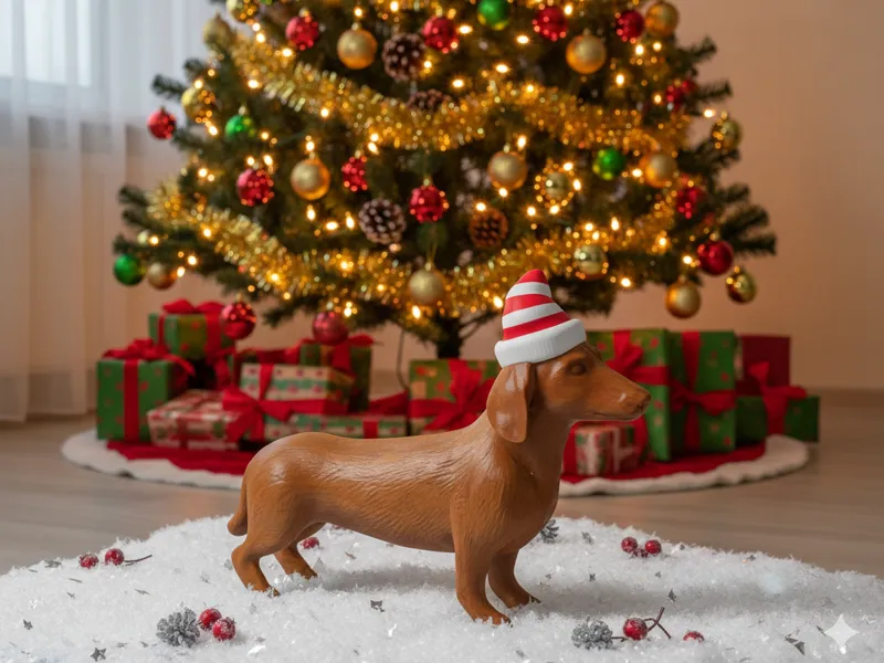 Festive Sausage Dog
