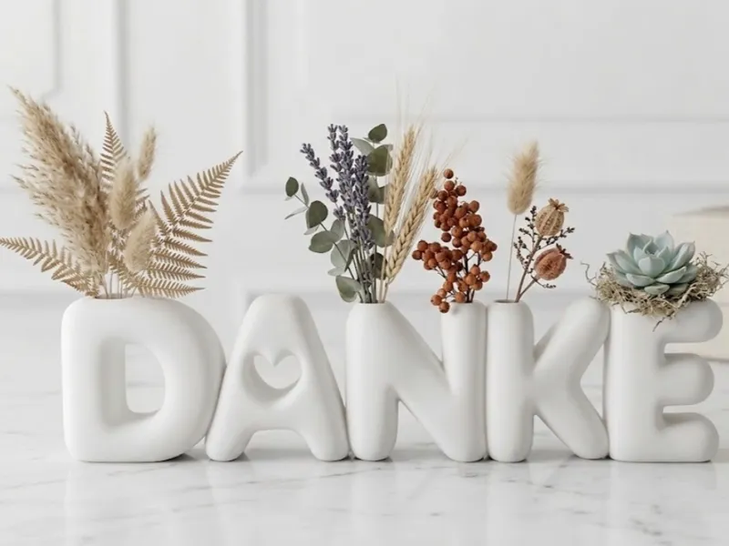 Danke Vase Dankeschön 