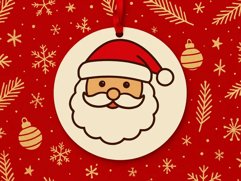 Bauble Santa Claus AMS/No AMS