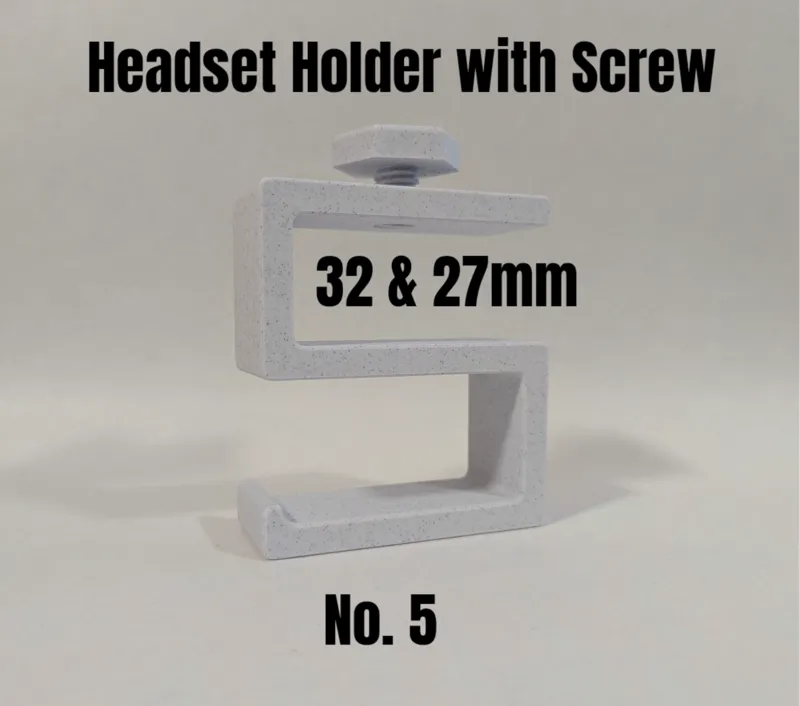 Headset & Pen Holder for Desk