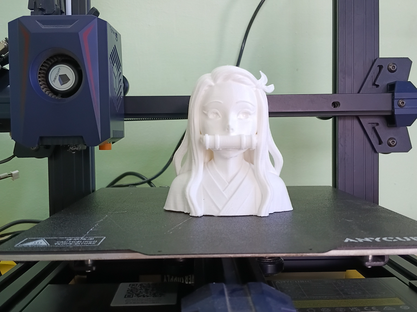 Nezuko Kamado Demon Slayer Bust 3D Print Model 128