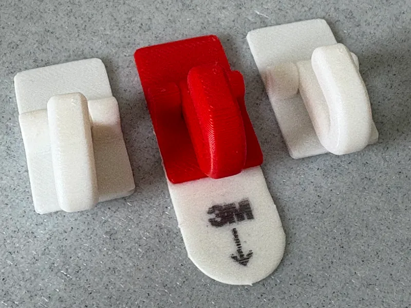 Swivel Hook for 3M Command Strip