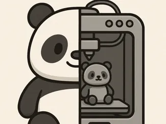 Tiny Panda Keyring
