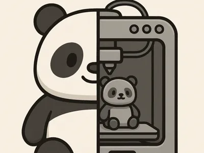 Tiny Panda Keyring