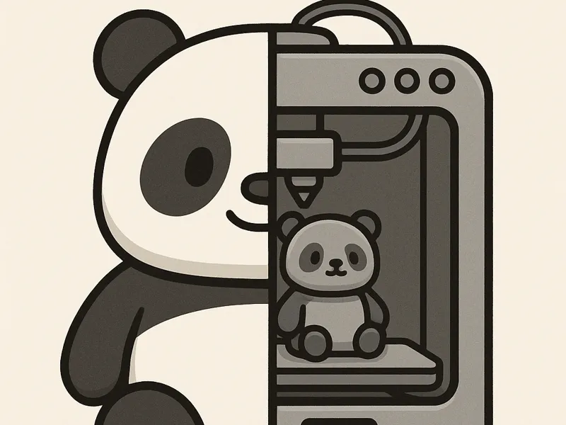 Tiny Panda Keyring