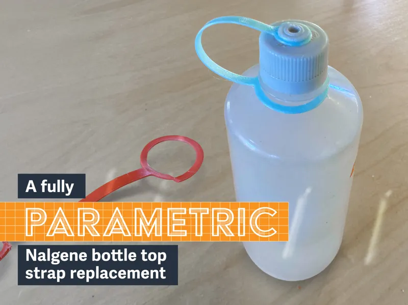 Parametric Nalgene replacement cap strap