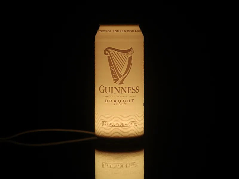 Guinness Draught Stout Lithophane