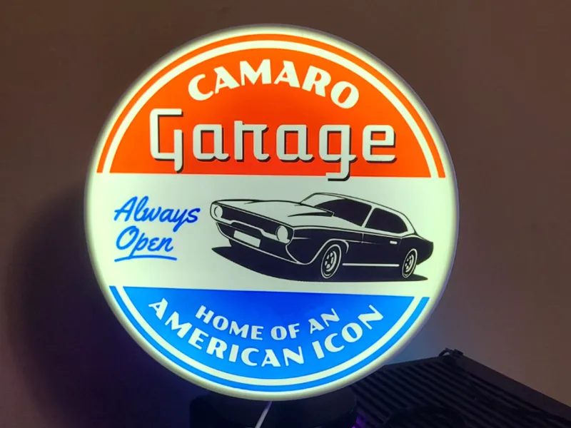 Camaro Garage Lightbox