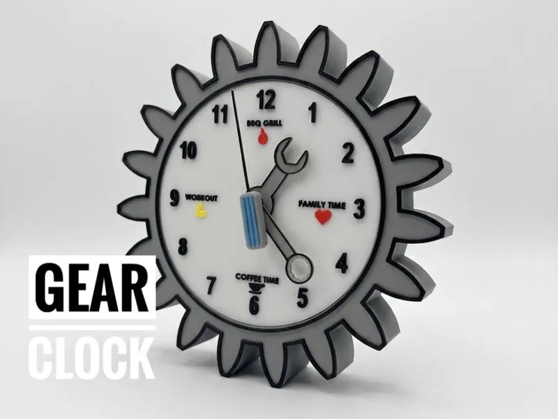 Gear clock - Father's day gift