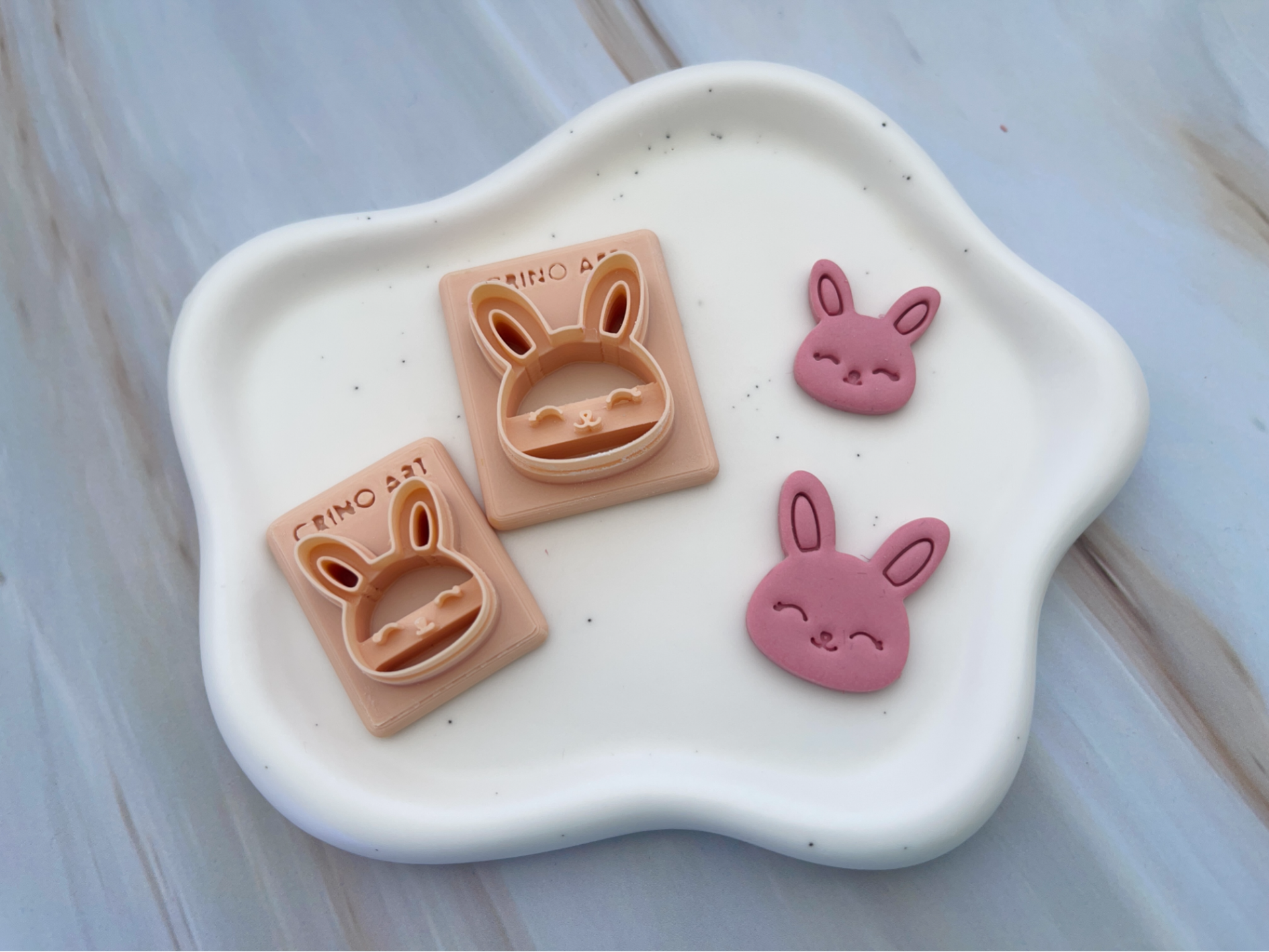 Bunnies Polymer Clay Cutters