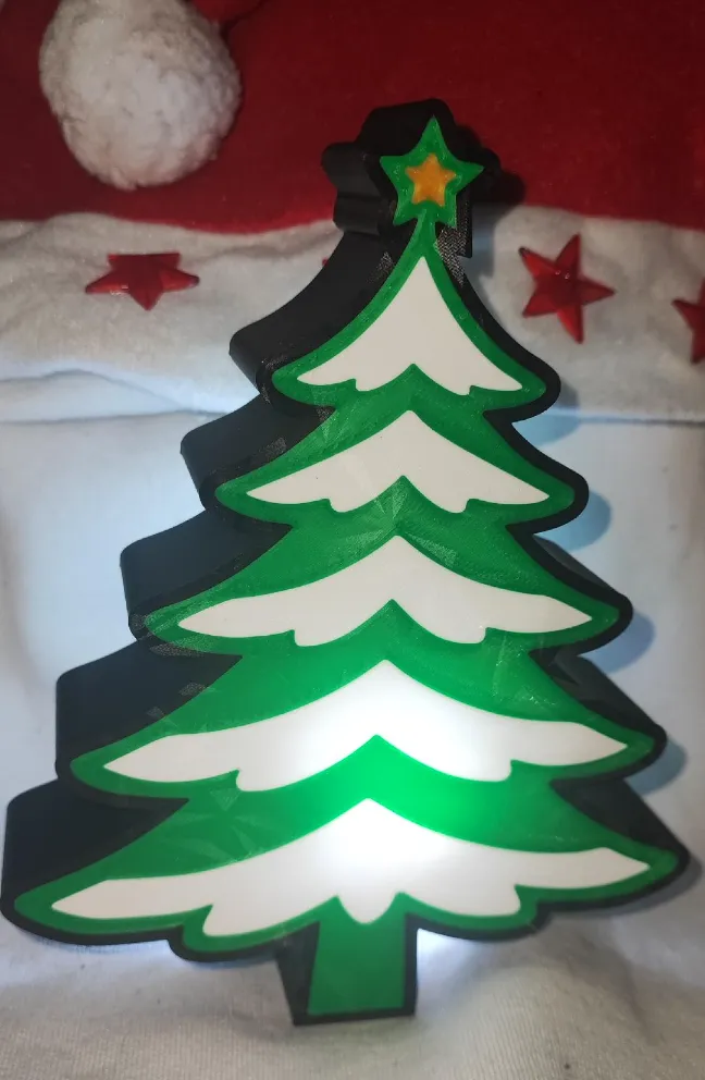 Weihnachten Leuchtbox Weihnachtsbaum Tannenbaum