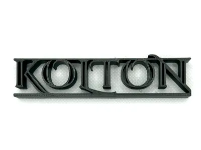 BoldName Custom Nameplate – Kolton Edition