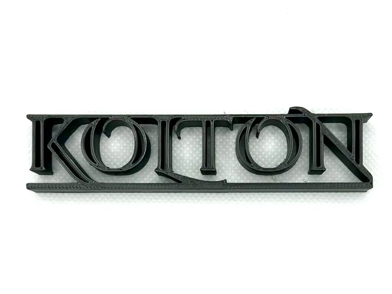 BoldName Custom Nameplate – Kolton Edition