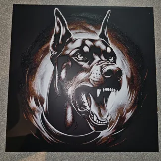 HueForge Dobermann