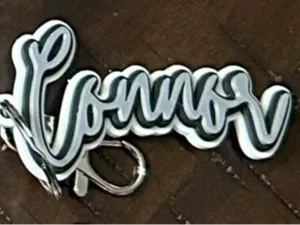 Connor keychain, personalized Keychain or nametag