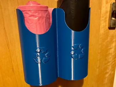 Double Garbage Bags Holder