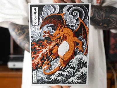 Charizard Pokémon Anime  Multicolor 3D Print Decor